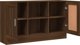 vidaXL Komoda καφέ δρυς, 120x30,5x70 cm, από ξυλώδες υλικό