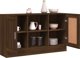 vidaXL Komoda καφέ δρυς, 120x30,5x70 cm, από ξυλώδες υλικό