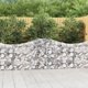 vidaXL Γωνιακό κουτί gabion, 200x30x80/100 εκ, γαλβανισμένο σίδερο