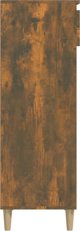 vidaXL Ράφι παπουτσιών, καπνισμένο δρυς, 40x36x105 cm