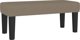 vidaXL vidaXL Κρεβάτι κοντινεντάλ με στρωμα, taupe, ύφασμα, 120x200 cm