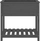 vidaXL Γλάστρα με ράφι, γκρι, 82,5x54x81 cm, κατασκευασμένη από ξύλο πεύκου