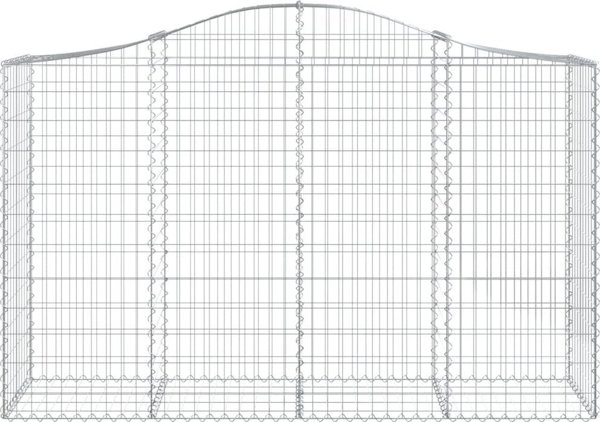 vidaXL Κασέτες γκαμπιόν, 6 τεμ, 200x50x120/140 εκ, γαλβανισμένο σίδερο