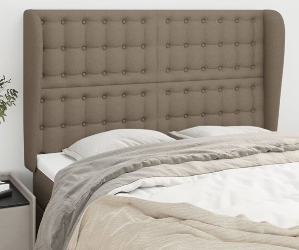 vidaXL Zaglowek uszak 147x23x118/128 cm υφασμα ταουπ