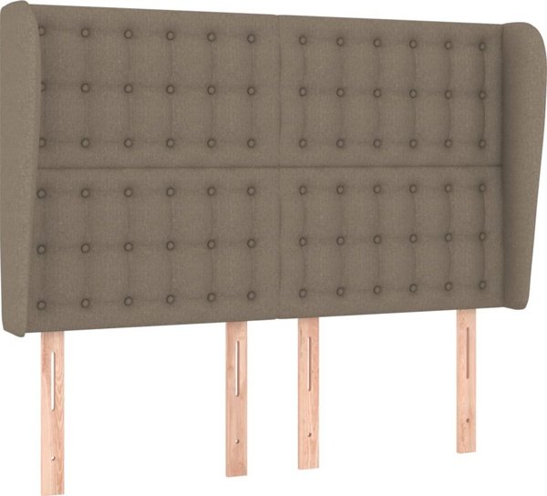 vidaXL Zaglowek uszak 147x23x118/128 cm υφασμα ταουπ