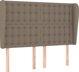 vidaXL Zaglowek uszak 147x23x118/128 cm υφασμα ταουπ