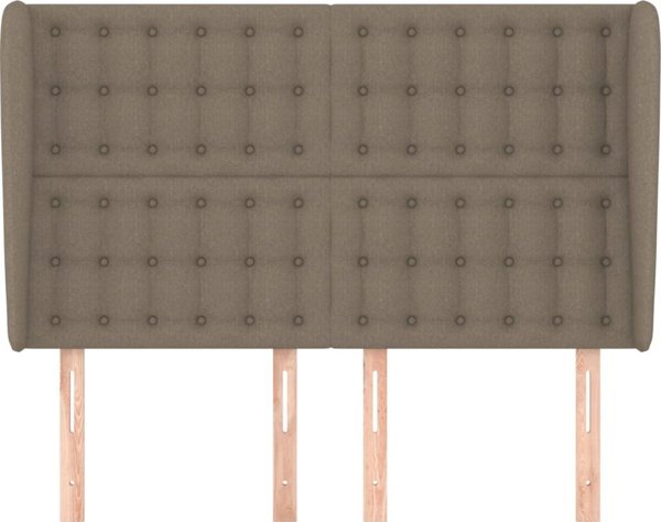 vidaXL Zaglowek uszak 147x23x118/128 cm υφασμα ταουπ