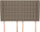 vidaXL Zaglowek uszak 147x23x118/128 cm υφασμα ταουπ