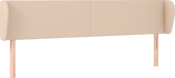 vidaXL Κεφαλάρι uszak, καπουτσίνο, 163x23x78/88 εκ., τεχνητό δέρμα