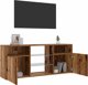 vidaXL Επίπλο TV με φωτισμό LED, παλαιωμένο ξύλο 120x30x50 cm