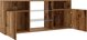 vidaXL Επίπλο TV με φωτισμό LED, παλαιωμένο ξύλο 120x30x50 cm