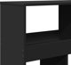 vidaXL Ράφι, μαύρο, 100x33x125,5 εκ, από ξυλοπαράγωγο υλικό