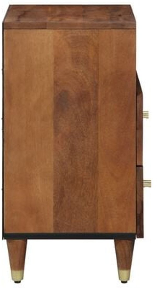 vidaXL Κομοδίνο από Ξύλο Μάνγκο 50x33x60 εκ.