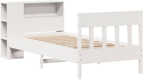 vidaXL Krevati me rafia choris stroma lefko 90x200 ek peuko