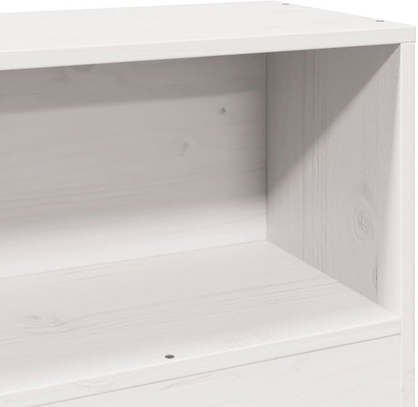 vidaXL Krevati me rafia choris stroma lefko 90x200 ek peuko