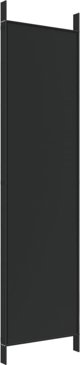 vidaXL vidaXL Parawan 4-panelowy, czarny, 200x200 cm, tkanina