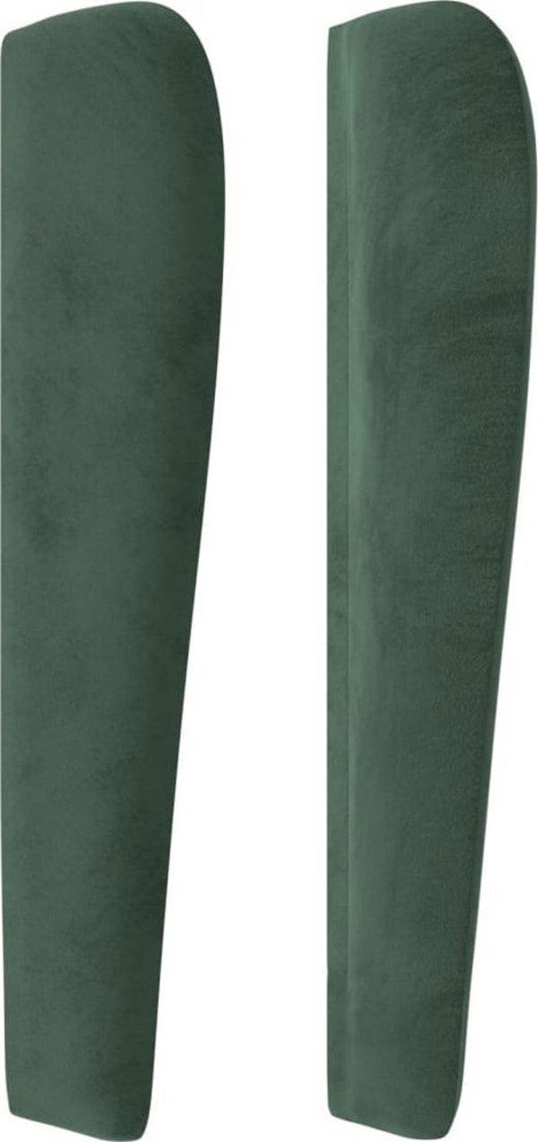 vidaXL Zaglowek uszak, tsimnonoprasino, 147x23x118/128 cm, aksamit