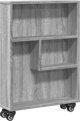 vidaXL Στενό βοηθητικό καρότσι, γκρι dab sonoma, 48x13x68 cm