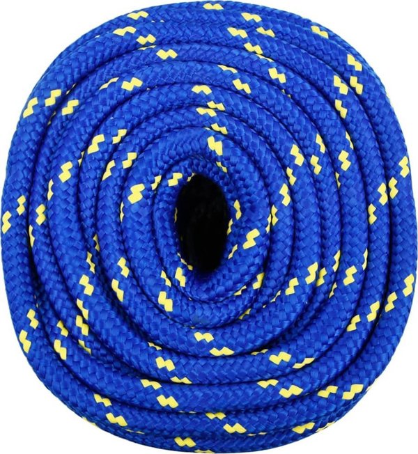 vidaXL Μπλε σχοινί ναυπηγικής, 16 mm, 25 m, πολυπροπυλένιο