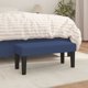 vidaXL πάγκος μπλε 70x30x30 cm ταπετσαρισμένος με ύφασμα