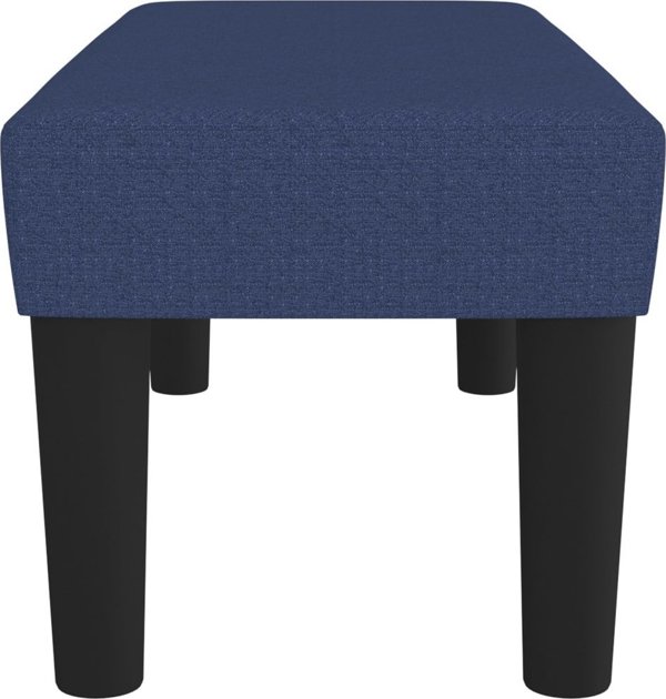 vidaXL πάγκος μπλε 70x30x30 cm ταπετσαρισμένος με ύφασμα