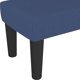 vidaXL πάγκος μπλε 70x30x30 cm ταπετσαρισμένος με ύφασμα