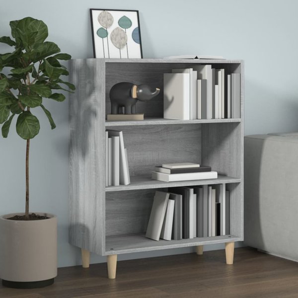 vidaXL Ντουλάπι γκρι ξύλο σονόμα 69,5 x 32,5 x 90 cm υλικό από ξύλο