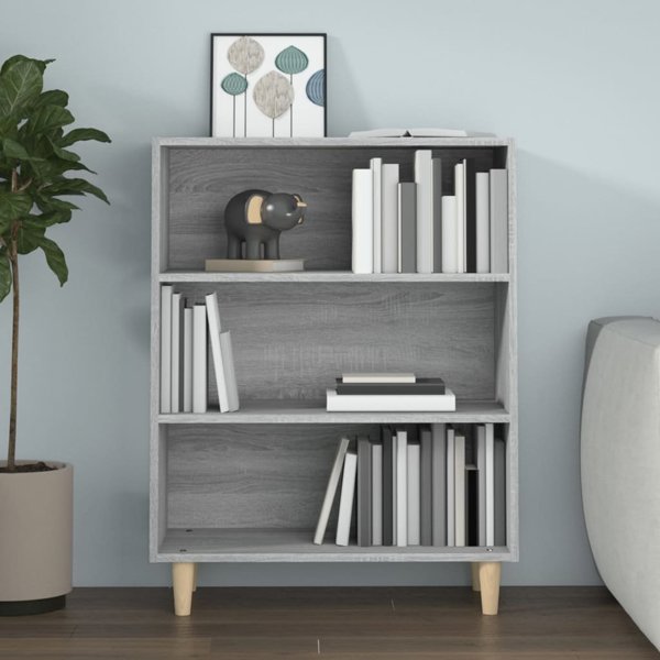 vidaXL Ντουλάπι γκρι ξύλο σονόμα 69,5 x 32,5 x 90 cm υλικό από ξύλο