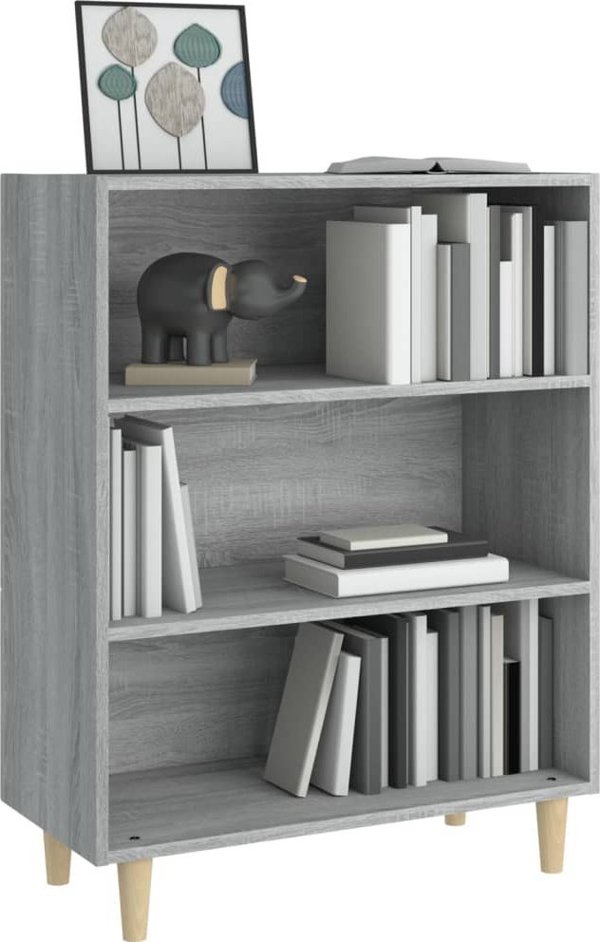 vidaXL Ντουλάπι γκρι ξύλο σονόμα 69,5 x 32,5 x 90 cm υλικό από ξύλο