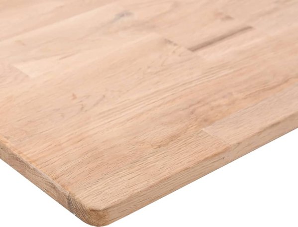 vidaXL Τετράγωνη επιφάνεια τραπεζιού, 40x40x1,5 cm, ακατέργαστο δρυς ξύλο