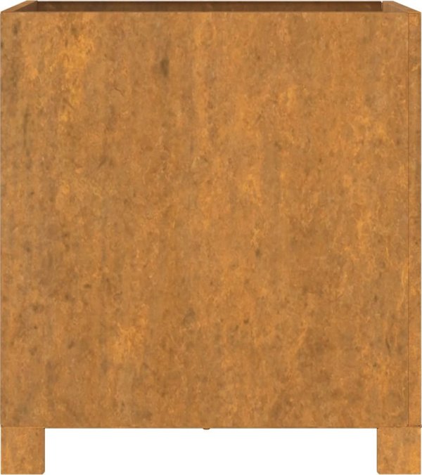 vidaXL Donice na nozkach 2 szt szare 42x40x43 cm stal kortenowska