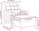 vidaXL Πολυθρόνα με Υποπόδιο Μαύρη 60 cm Βελούδινη