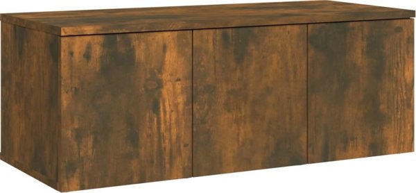 vidaXL Έπιπλο τηλεόρασης καπνιστή δρυς 80x34x30 εκ.