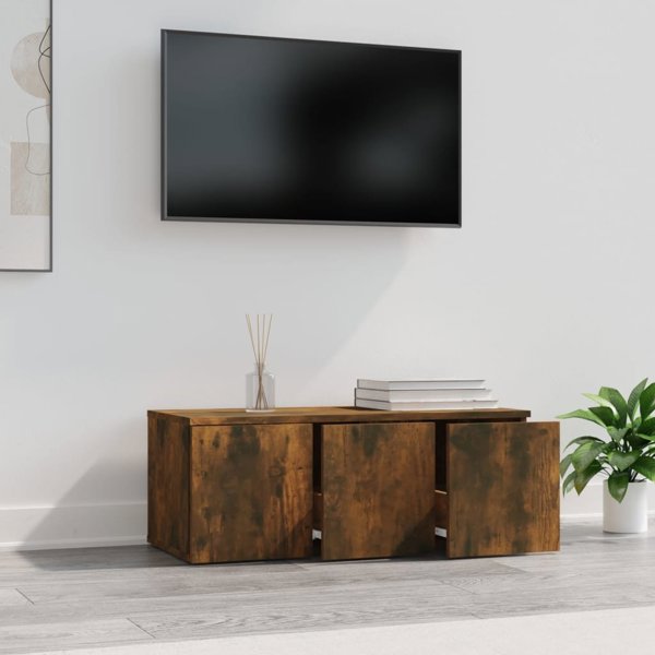 vidaXL Έπιπλο τηλεόρασης καπνιστή δρυς 80x34x30 εκ.