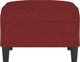 vidaXL Podnozek czerwien winna 70x55x41 cm tapicerowany tkanina
