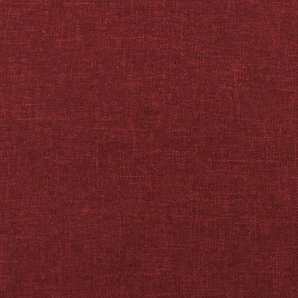 vidaXL Podnozek czerwien winna 70x55x41 cm tapicerowany tkanina