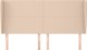vidaXL Zaglowek uszak cappuccino 203x23x118/128 cm sztuczna skora