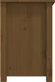 vidaXL Szafka pod TV, μπεζ καφέ, 79x35x52 cm, μασίφ πεύκο