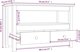vidaXL Szafka pod TV, μπεζ καφέ, 79x35x52 cm, μασίφ πεύκο