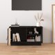 vidaXL vidaXL Szafka pod TV, czarna, 70x34x40 cm, lite drewno sosnowe