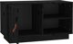 vidaXL vidaXL Szafka pod TV, czarna, 70x34x40 cm, lite drewno sosnowe