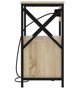 vidaXL Σετ 2 Κομοδίνα με Συρτάρι Sonoma Oak 40x31x60 cm