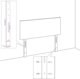 vidaXL Κρεβάτι κοντινεντάλ με στρώμα, taupe, ύφασμα, 160x200 cm
