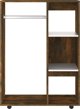 vidaXL Ντουλάπα από καπνιστό δρυ, 80x40x110 cm, ξύλο σύνθετο