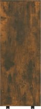 vidaXL Ντουλάπα από καπνιστό δρυ, 80x40x110 cm, ξύλο σύνθετο