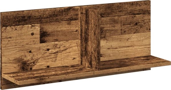 vidaXL Ραφιέρα τοίχου από παλαιωμένο ξύλο 70x16,5x30 εκ.
