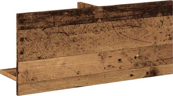 vidaXL Ραφιέρα τοίχου από παλαιωμένο ξύλο 70x16,5x30 εκ.