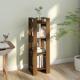 vidaXL Rack/diakosmitiki diaxorisi, miodi mpraun, 41x35x125 ek., sosnovy
