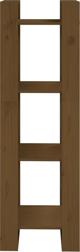 vidaXL Rack/diakosmitiki diaxorisi, miodi mpraun, 41x35x125 ek., sosnovy