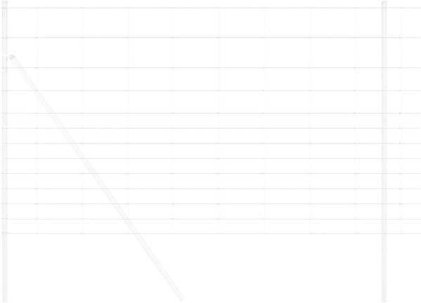 vidaXL Περίφραξη Ασφαλείας 1,5x50 m από Γαλβανισμένο Ατσάλι